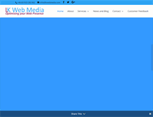 Tablet Screenshot of lkwebmedia.com